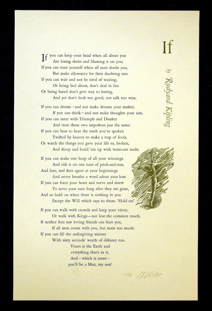 If By Rudyard Kipling